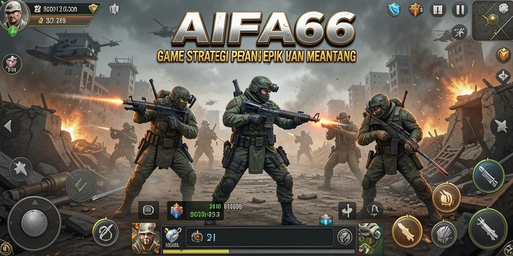 Tampilan gameplay SLG yang mendebarkan di AIFA66.