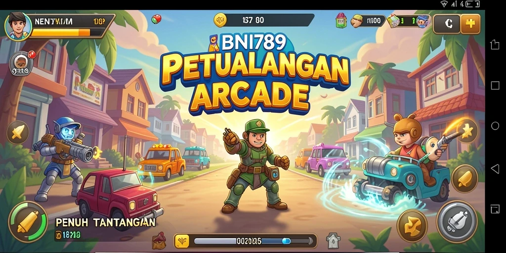 Tampilan gameplay intens dan menyenangkan dari BNI789.
