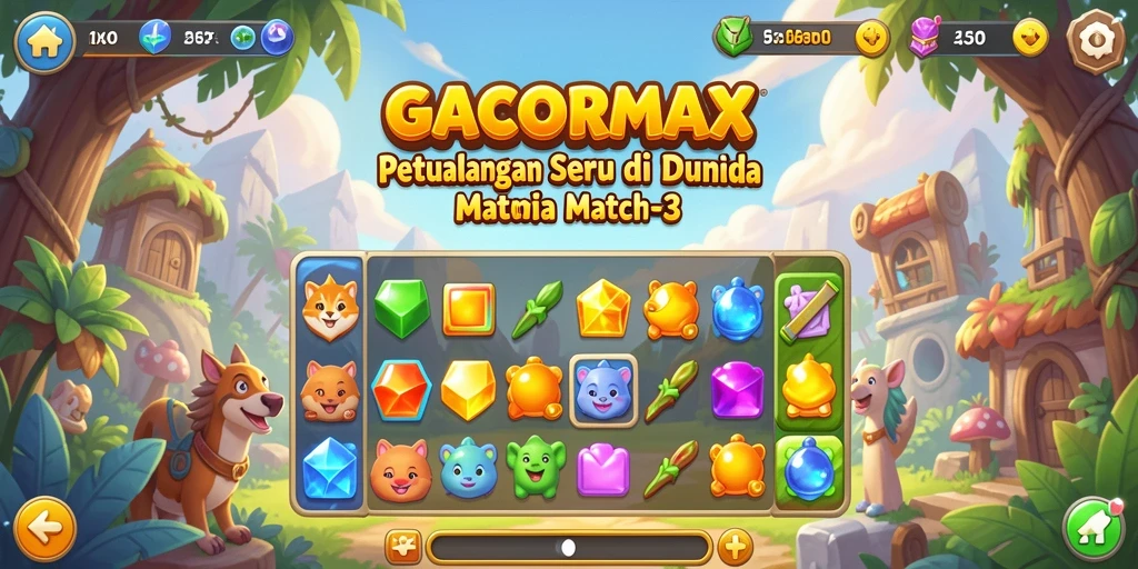 Tangkapan layar dari gameplay GACORMAX yang menegangkan dan penuh warna.