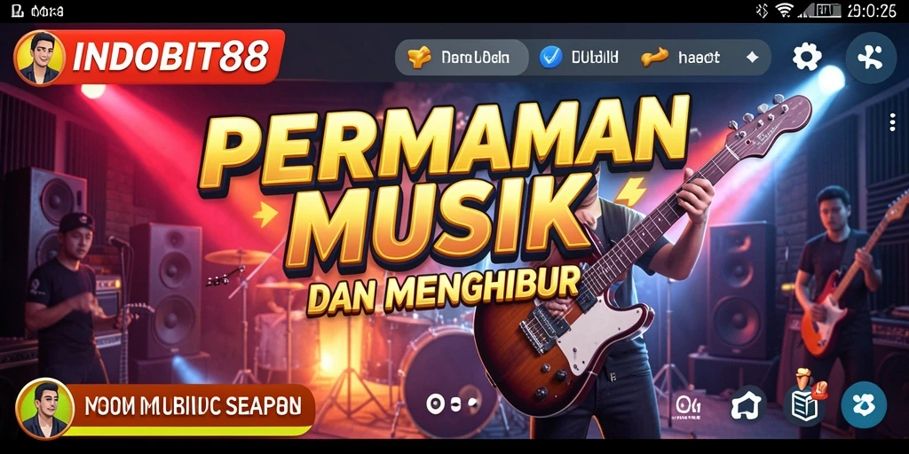 Gameplay seru dan menantang di INDOBIT88 untuk pecinta musik.