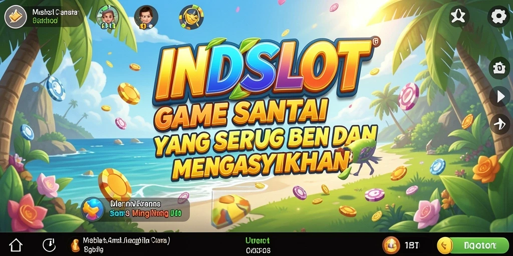 Screenshot utama menampilkan gameplay seru dan mengasyikkan dari INDSLOT.