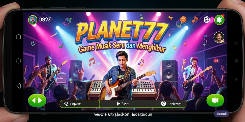 Tampilan gameplay PLANET77 yang menarik dan menyenangkan.
