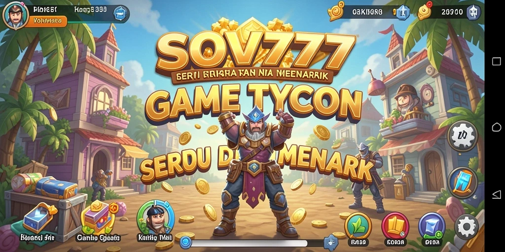 Gameplay seru dalam SOV777 dengan elemen Tycoon yang menarik.
