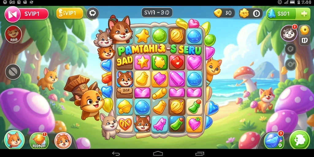 Gameplay seru dan penuh warna dari SVIP1 dalam genre Match-3.