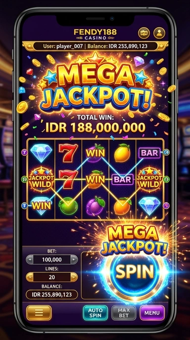 Tampilan utama aplikasi fendy188 yang mudah digunakan.